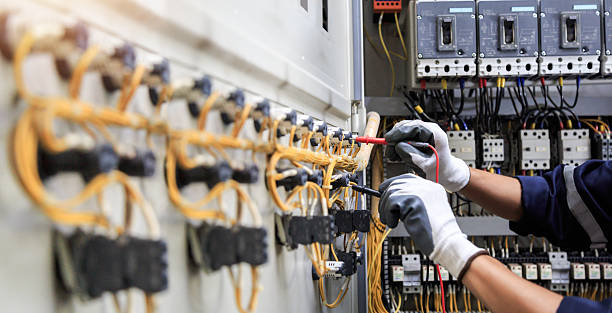 Professional Electrician technician working in Logan, UT